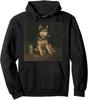 Siberian Husky Night Mood Fun Dog Drinking Meme Unisex Hooded Sweatshirt