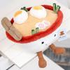 Creative Expression Smile Lamian Noodles Bowl Plush Doll For Room Decoration
