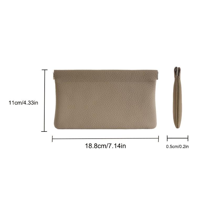 1pc Self-Closing Long Wallet Passport Driver's License Document Set Earphone Data Cable Storage Cash Storage Bag Cosmetic Bag
