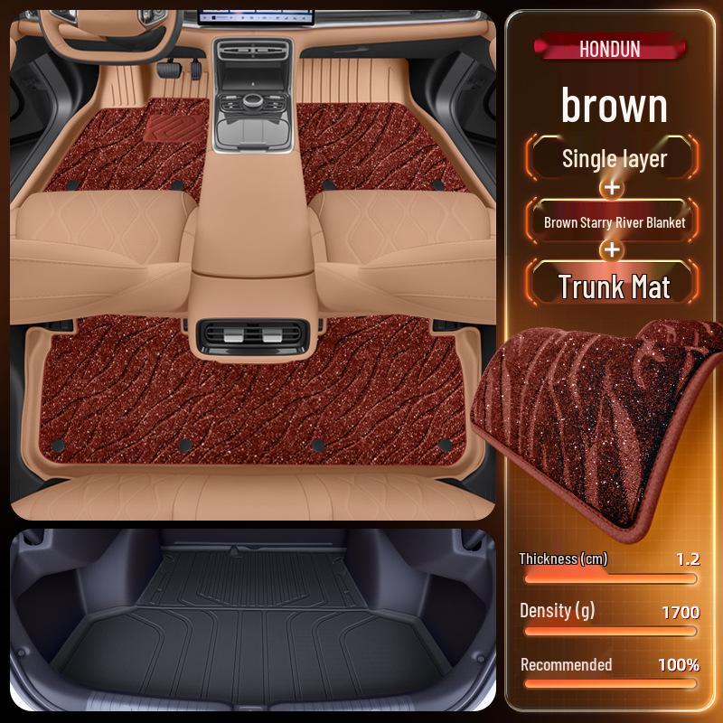 Floor Mats for Geely Galaxy A7 (2025) - TPE Car Interior Modification Accessory