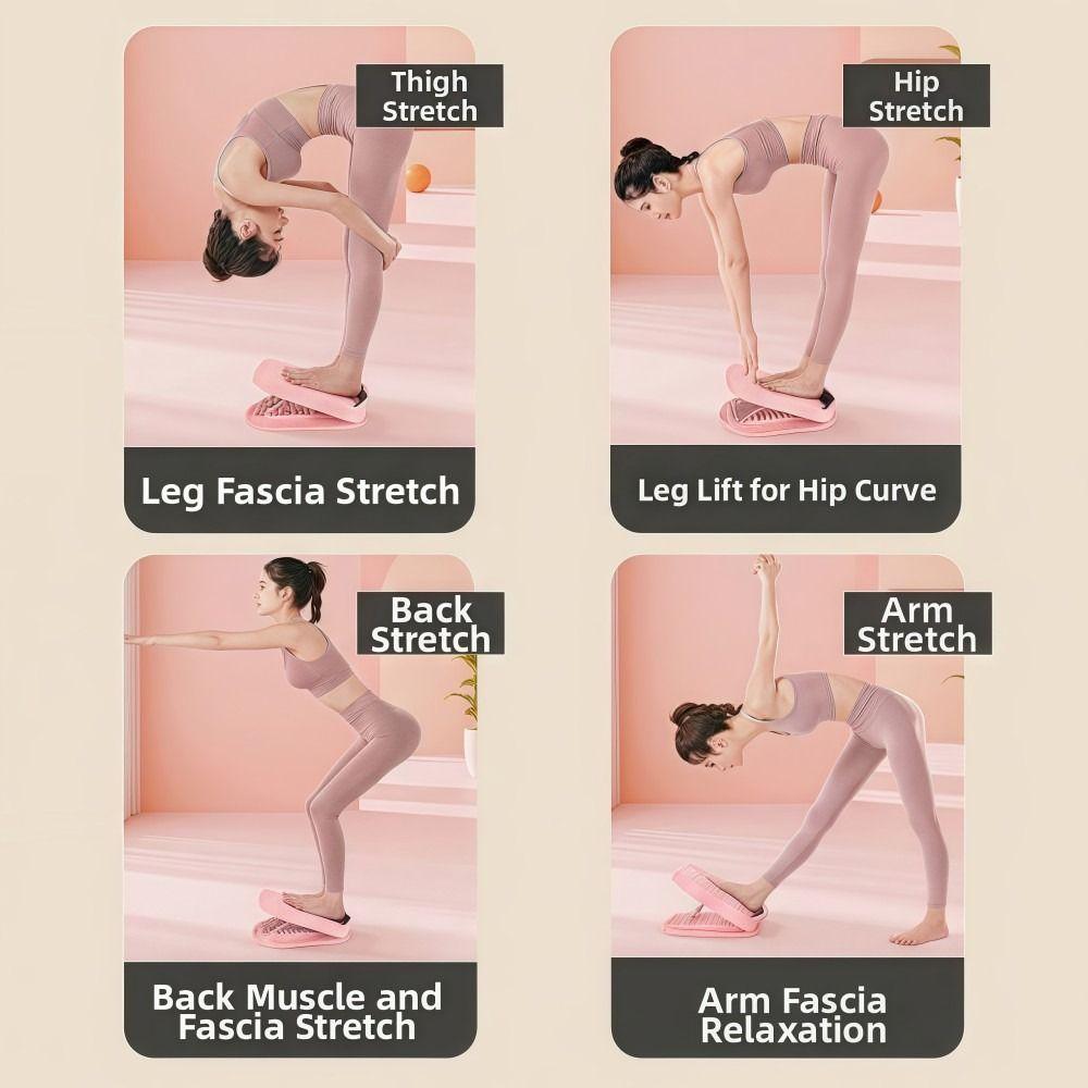 Adjustable Physical Therapy Board Foldable Stretching Pedal Calf Stretching Board Yoga Stretching