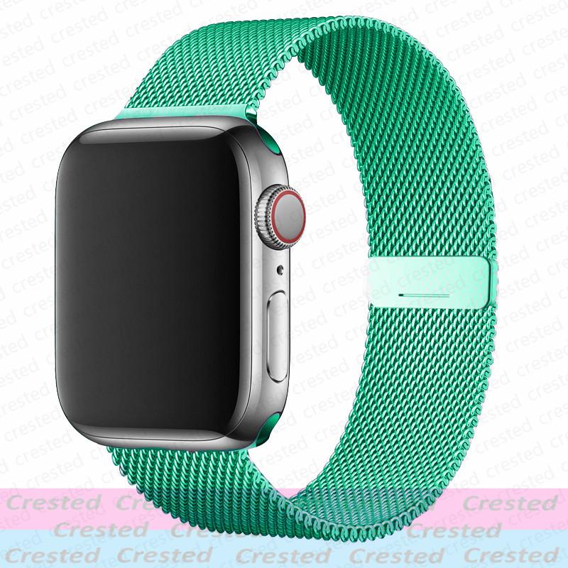 Milanese Loop Strap For Apple Watch Band 44mm 40mm 45mm 41mm 49mm 42mm 38mm Correa Bracelet iWatch Series 3 6 Se 7 8 9 5 Ultra 2