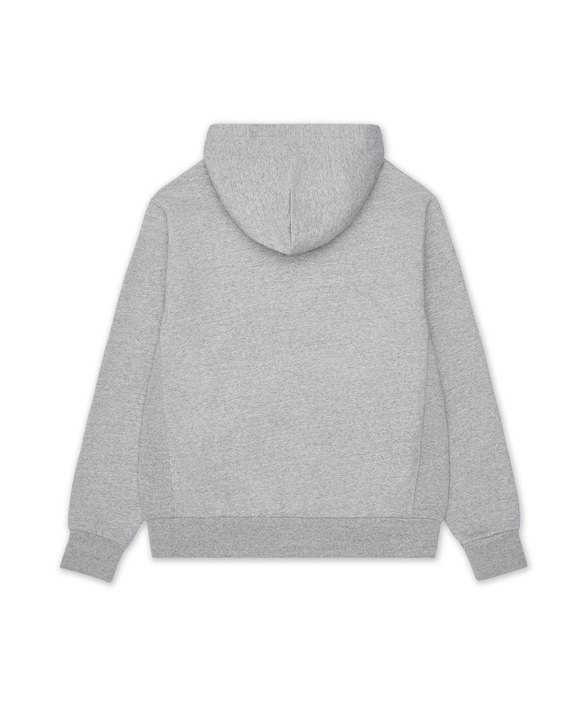 Fleece Graphic Hoodie - Grey