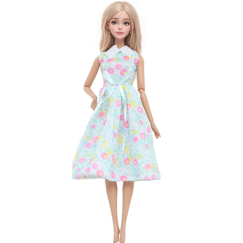 

1/6 Кукольный наряд Модная девочка Мини-платье Юбка Платье Брюки Одежда для куклы Барби 11,5 дюймов Подарочный набор Девочка Игрушка