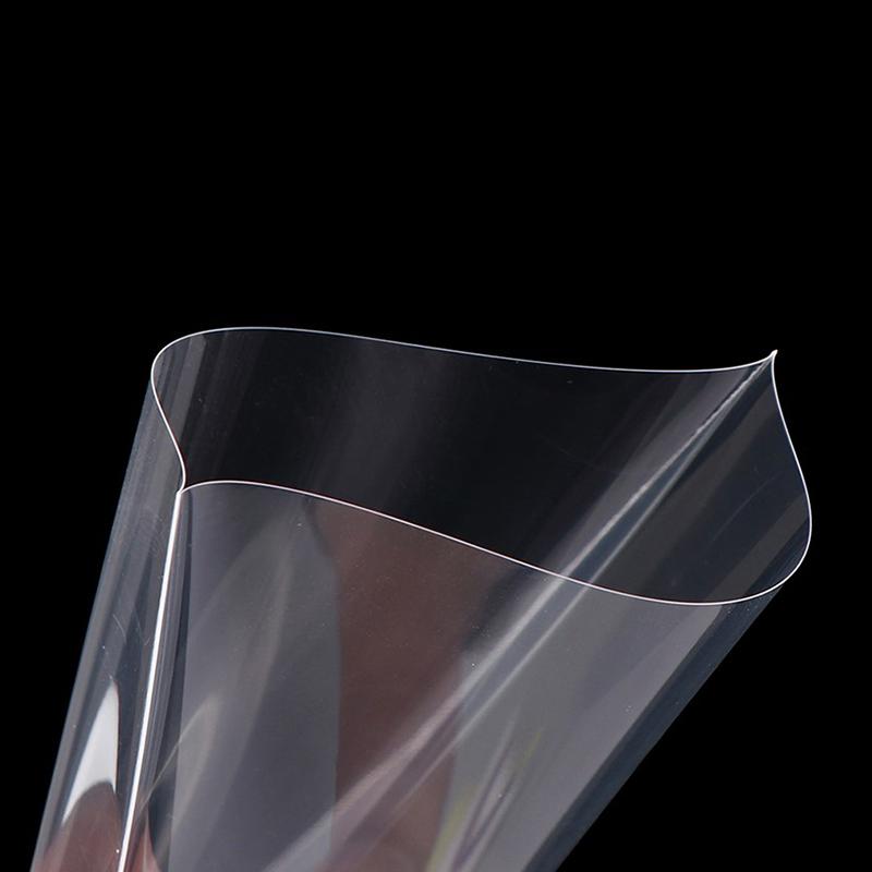 50 Stück Korea-Kartenhüllen, transparent, säurefrei, CPP, hart, 7,6 cm, holografische Schutzfolie für Fotokarten, Albumbinder