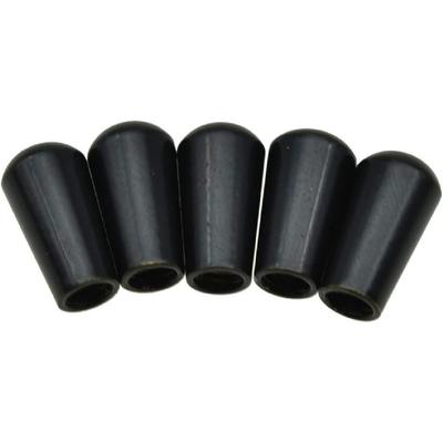 Dopro 5pcs USA Threaded SAE 8-32 Metal Guitar 3 Way Toggle Switch Tip Switch Knob Switch Cap Fits Les Paul/Switchcraft Switch Black