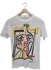 Vintage 1993 Pablo Picasso Tete De Femme Spadem Painting Art Original Picasso graphic Picasso 90s t shirt 90s picasso art drawing Small size