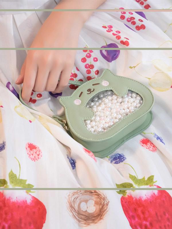 Heart Mini Ita Bag: Cute Girlish Crossbody Coin Purse with Soft Lipstick Packaging Decoration