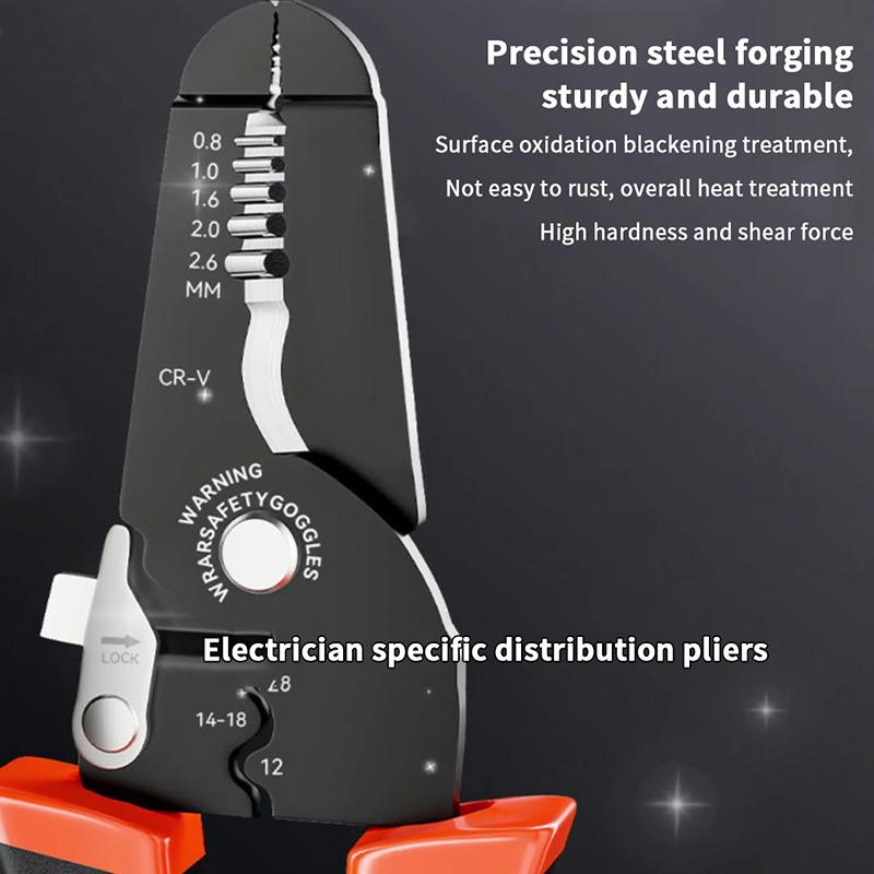 Wire Cutter Wire Stripper Crimper Wire Stripping Tool Cable Wire Cutter Crimper Wiring Tools Wire Crimping Stripping Plier