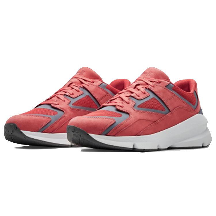 Under Armour Forge 96 Nubuck Reflect Cushioning Low top Casual Shoes Unisex Stamp Ink Red 3021988-601