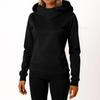 Women's Casual Fashion Sweatshirt Solid Color Hooded Sweatshirt