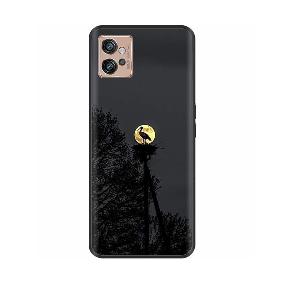 Für Motorola Moto G32 Handyhülle Mode Weiches Flüssigsilikon Vollschutz Rückabdeckung Für Moto G32 MotoG32 G 32 Funda Schalen