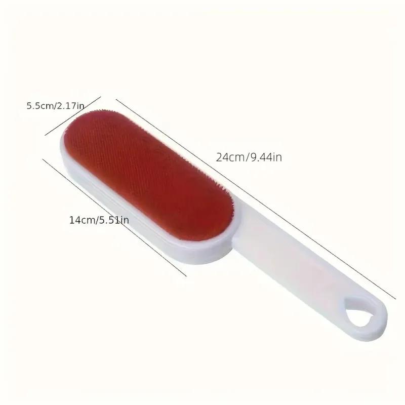 Rolo autolimpante para remoção de fiapos, 2 lados, escova para remoção de pelos de animais de estimação, escova para remoção de pelos de cachorro, gato, sofá, carpete, roupas
