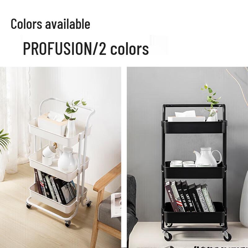 3-Tier Movable Kitchen Storage Cart