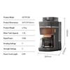 Philips Kaffetrakter Kaffemaskin HD7997 Dobbeltemperatur Amerikansk Stil Kvern og Brygg Kaffemaskin