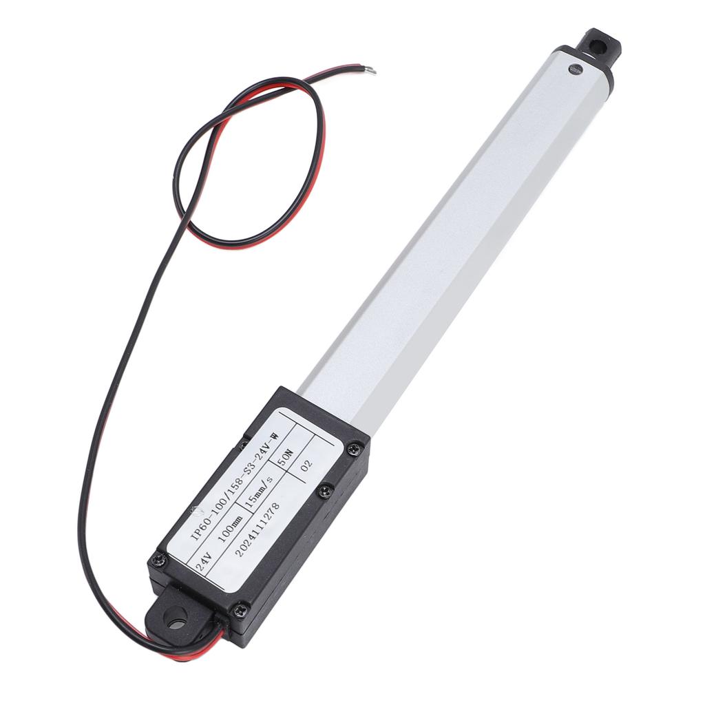 Electric Mini Linear Actuator 100mm Stroke 50N DC24V 15mm S for Household Appliances Automotive RV Sofa Robot