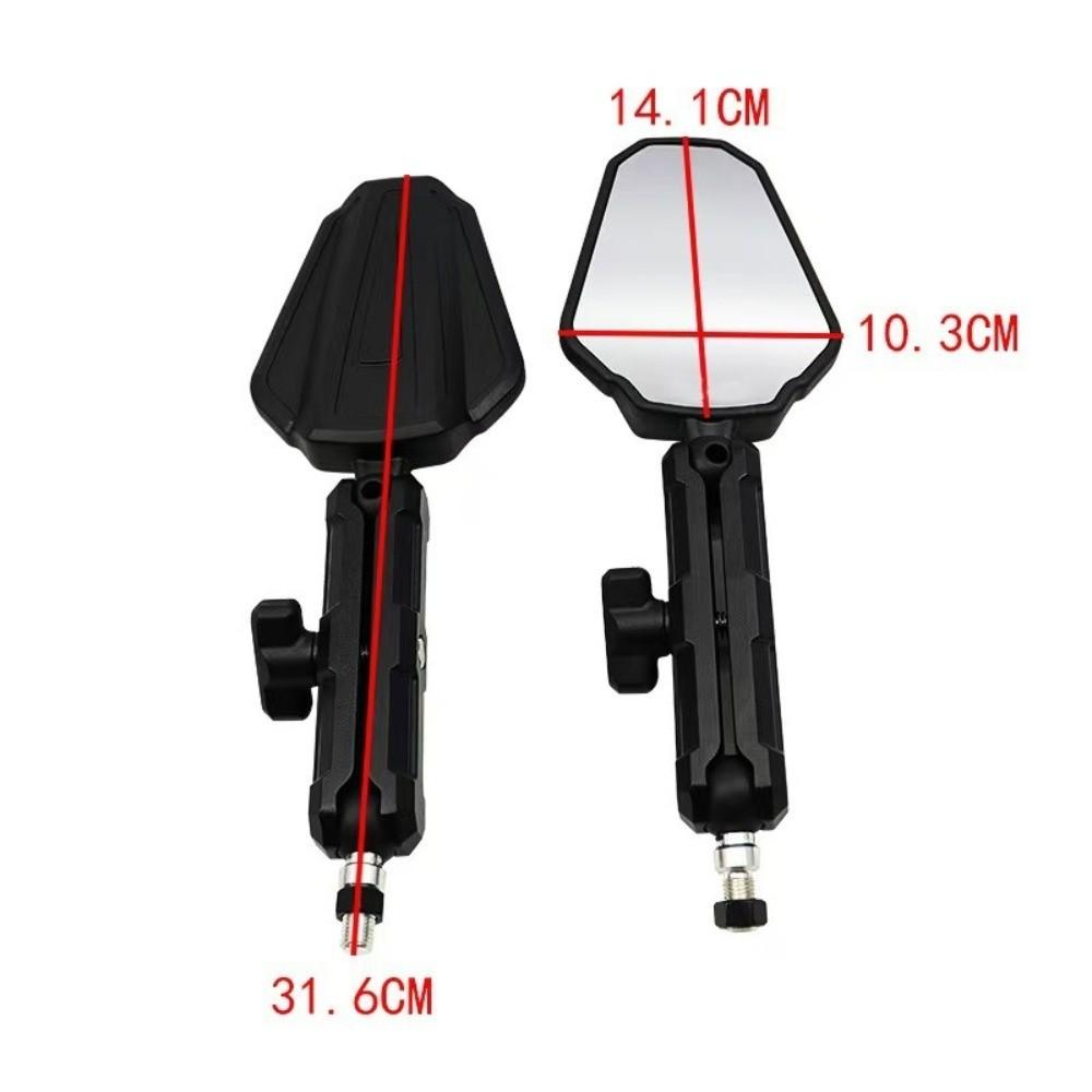 Wide View Motorcycle Mirror Motorcycle Side Mirror for ADV Motorcycles Universal