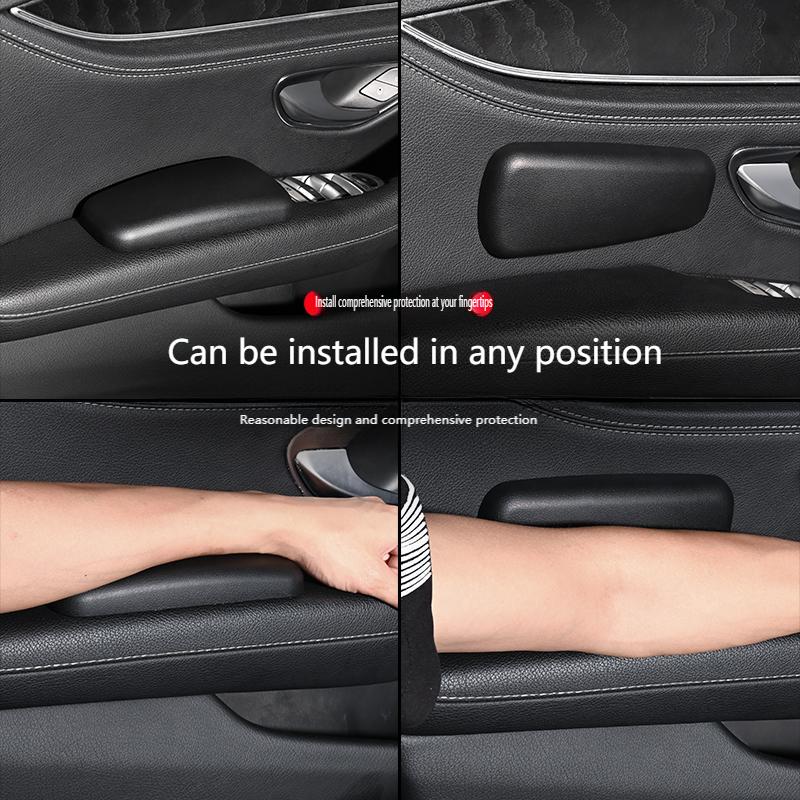 For BMW Car Handrail Cushion Soft Leather Car Knee Cushion General Car Door Handrail Cushion Comfortable Car Arm Rest Elbow