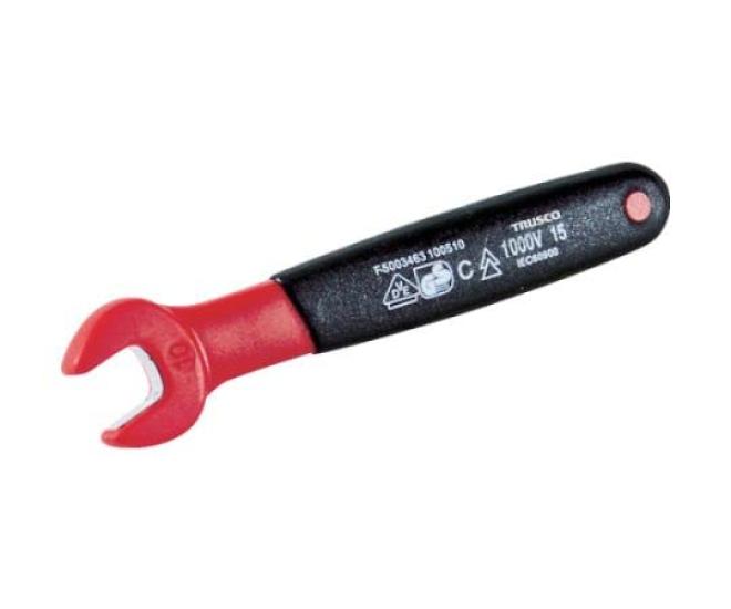

TRUSCO Изолированный рожковый ключ, 12 мм, TZSS-12 красный