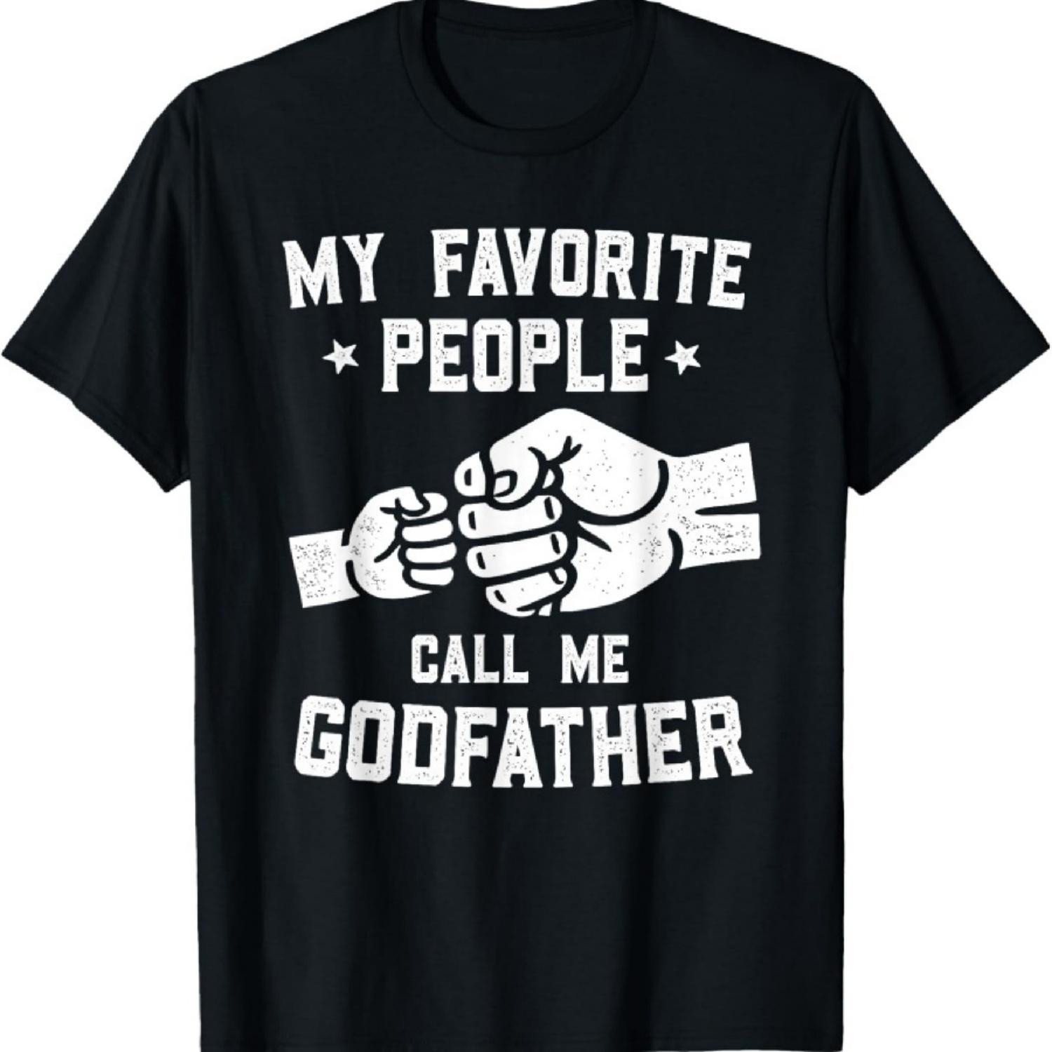My Favorite People Call Me Godfather Fist Bump Godfather T-Shirt XXXXXL чёрный