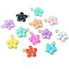 20pcs 17x14mm Flower Charms Pendant Enamel Alloy Small Cute Flower Charms DIY Jewelry Accessories Findings for Necklace Earrings