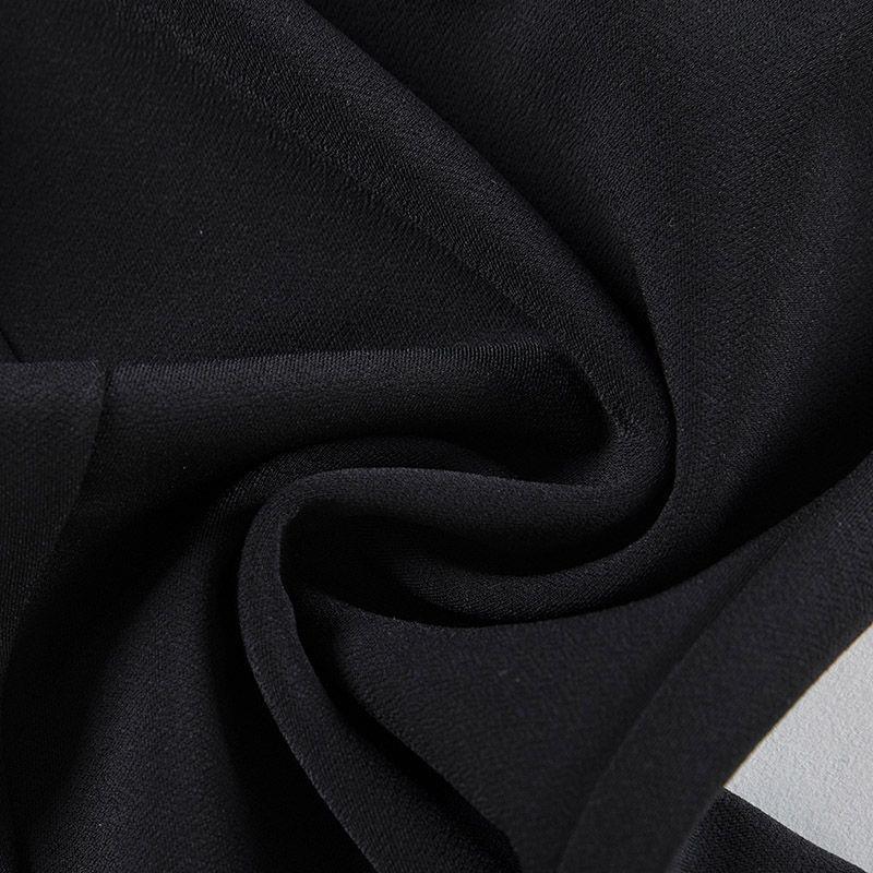 2026 Spring Women's Black High-Waisted Slimming Flare Suit Pants
