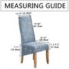 Geometric Long Back Dining Chair Cover Geometry Printed Stretch Spandex Elastic XL Banquet Party Europe Chair Slipcover Case