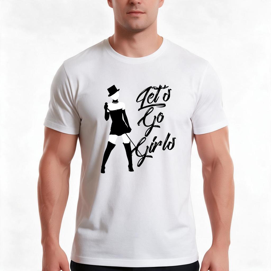 Lets Go Girls Shania Fan Art Gift TShirt Summer Casual Cotton Tee Oversized Streetwear Tops Vintage Graphic Print