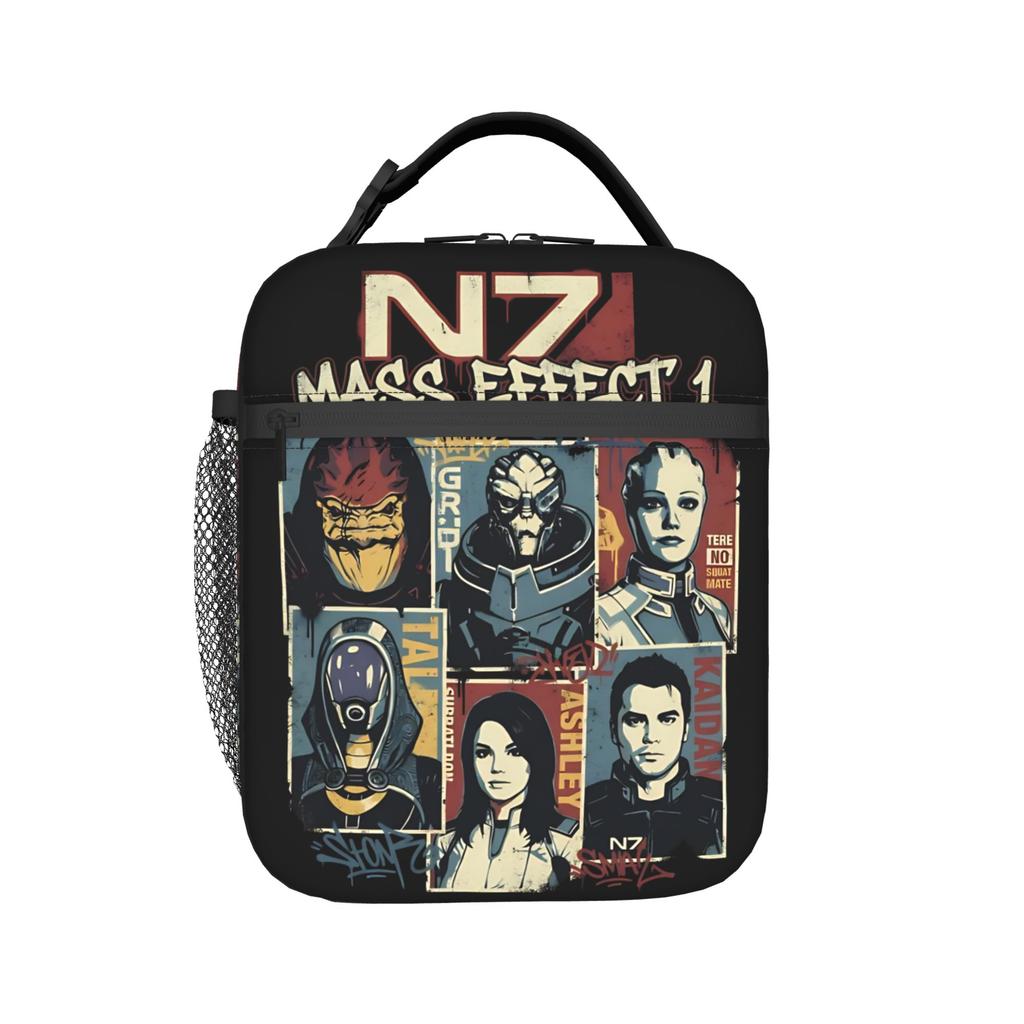Mass Effect Citadel Spectre Produkt Isolierte Lunchtasche für Outdoor Aufbewahrungstasche für Lebensmittel Tragbare Kühlbox Thermische Lunchboxen