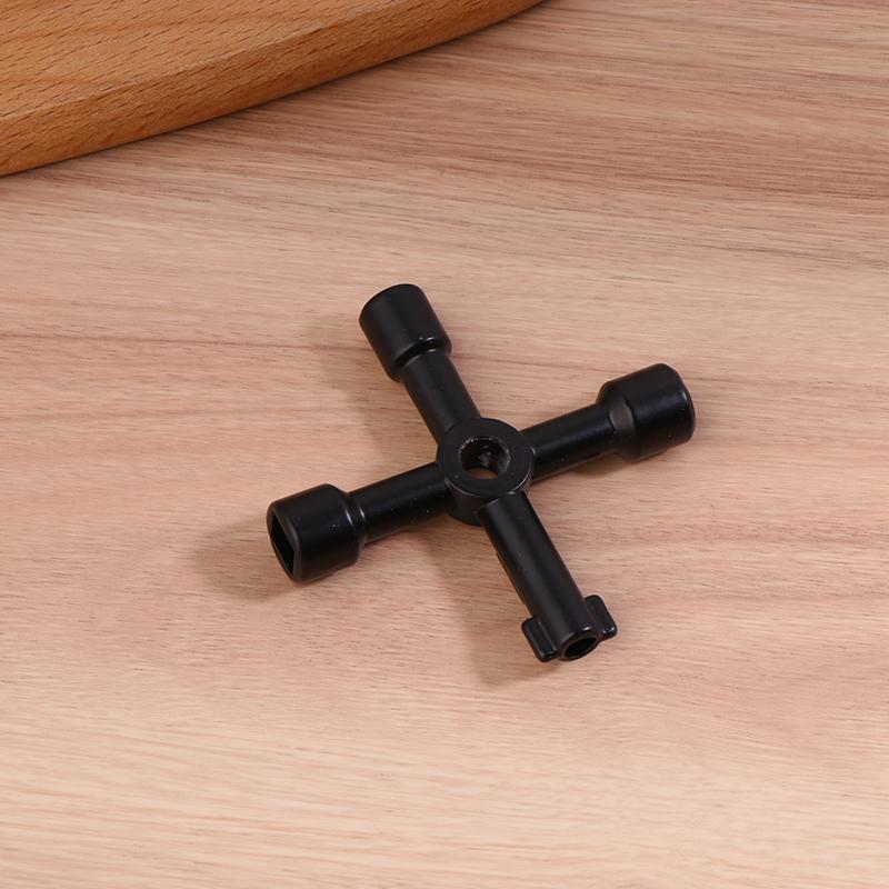 Water Meter Valve Key, Inner Triangle Wrench, Multi-Purpose Tool, Electric Control Cabinet Car Elevator Cross Key Wrench