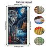 Large Size Diy Diamond Painting Moon Wolf River House Full Square Round Drill Rhinestone Embroidery Animals Mosaic Cross Stitch Kits