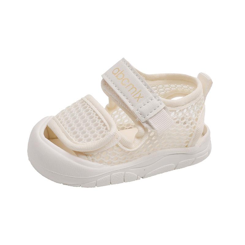 Modă 24 Vară Pantofi Noi pentru Bebeluși Sandale pentru Bebeluși Băieți Talpă Moale Mers Sacoșă Cap Anti Lovitură Fete Pantofi Respirabili