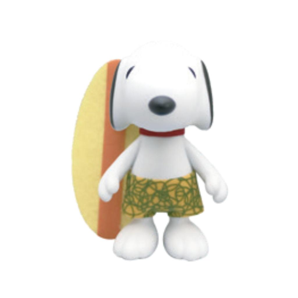 Ushikubo Kogei Snoopy Sports Series Costume Keychain, Surfing, Approx. 60mm H X 33mm W X 42mm Facial Length, SN-254