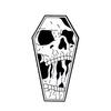 Skull Brosje Hip Hop Gave Liten Attraktiv Kvinner Menn Sjal Genser Ryggsekk Brosje Mote smykker