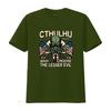 Vintage Cthulhu For President Funny Evil Slogan Print Casual Streetwear T Shirt vintage Washed homme Versatile Stylish Soft
