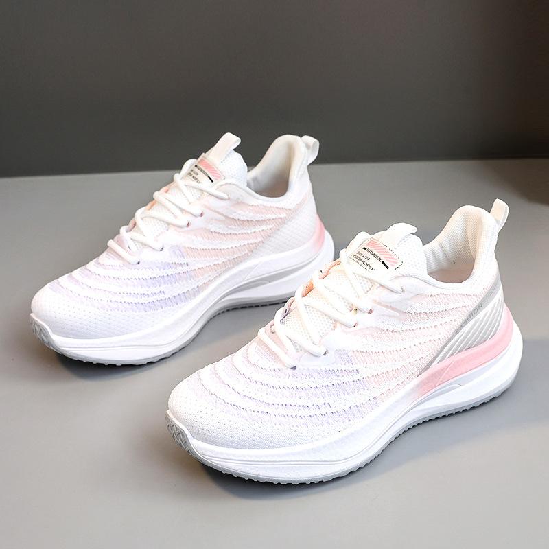 

Ld580 новые сетчатые туфли, женские дышащие кроссовки с сеткой, летние трендовые износостойкие туфли-лифты, студенческие открытые туфли 35