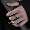 Srebro Próby 925 High-End Modny Pierścionek na Palec Wskazujący Męski i Damski - Lekka Biżuteria Luksusowa