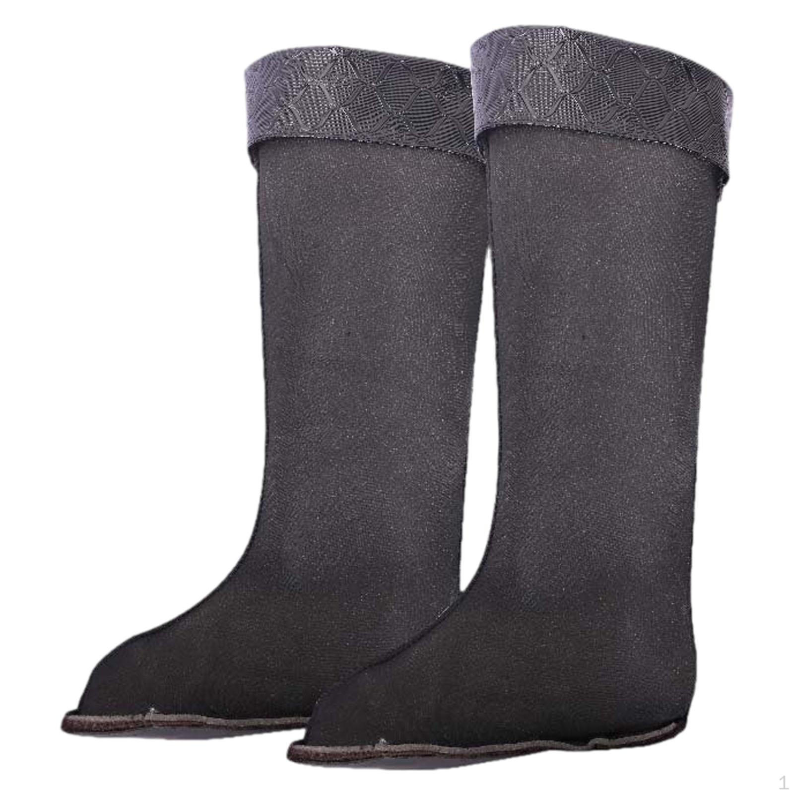 

1 Пара Вкладишів для Чоботів Підкладка для Риболовлі Дощовиків Туристичних Чоботів Кемпінгу 43 чорний