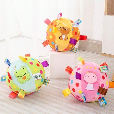 1pc Pet Self-Playing Ball Toy With Ringing Bell, Durable & Chew Resistant, Suitable For Small/Medium/Large Dogs, Random Pattern Sent