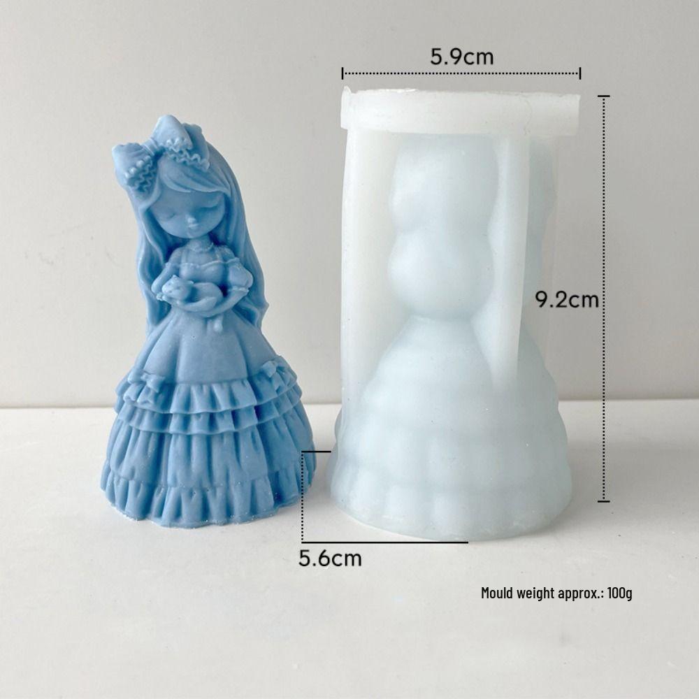 

Принцесса Бетти 3D гипсовая кукла и силиконовая форма для свечи