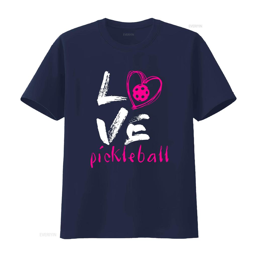 I Love Pickleball T Shirt Funny Pickle Ball for Women Vintage Washed Streetwear Fashion Soft Stretched Graphic Homme Slightly