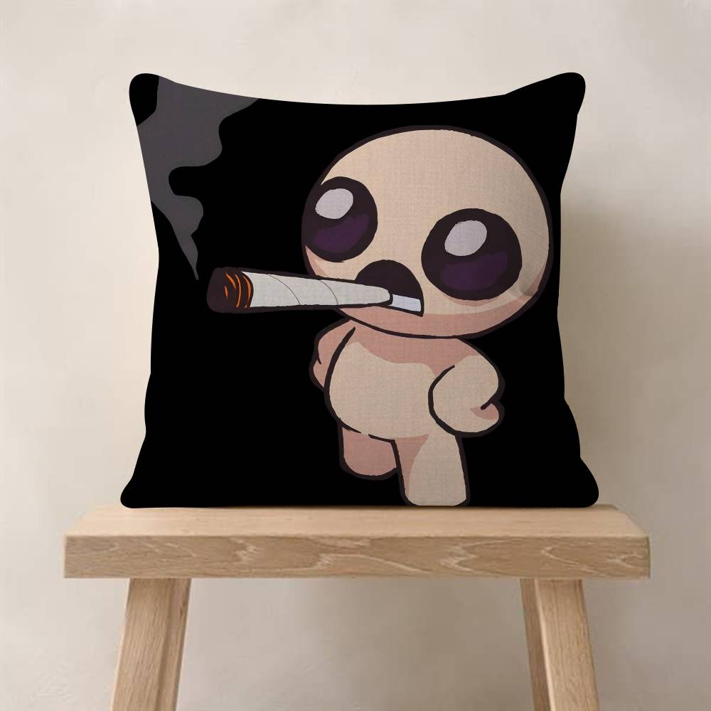 Game The Binding Of Isaac Movie Sticky Decorative Room Aesthetics Pillow Case Home Decor Bedroom Sofa Bed Couch Pillow X