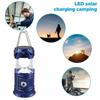 Solar Multifunctional Handheld Camping Lamp Tent Lamp LED Portable Flashlight Portable Waterproof Emergency Powered Work Light