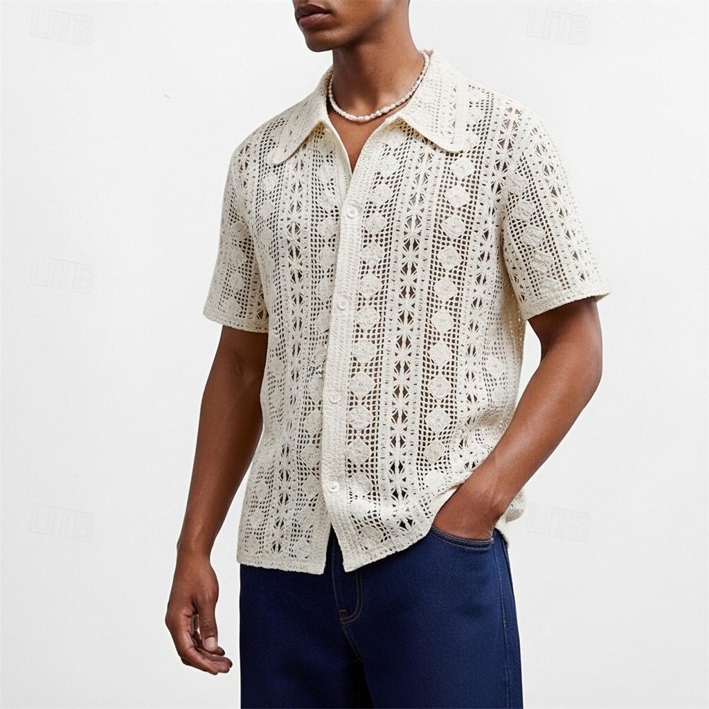 Men's Casual Short-Sleeve Shirt