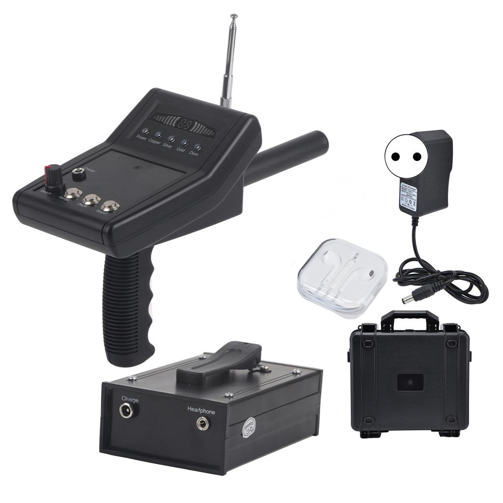 1000m Underground Metal Detector 15m Depth Outdoor Search Detector with Earphone for Silver Gold