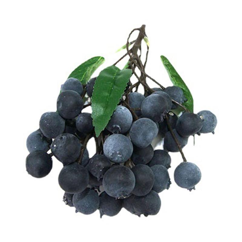 Artificial Friut Realistic Plastic Fruit Bunch of Simulation Fruit for Kitchen, Photography Props, 6 Kind of Fruit