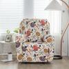 4 Pieces In 1 Split Recliner Sofa Cover Stretch Floral Print Spandex Lazy Boy Armchair Slipcovers Couch Covers for Living Room