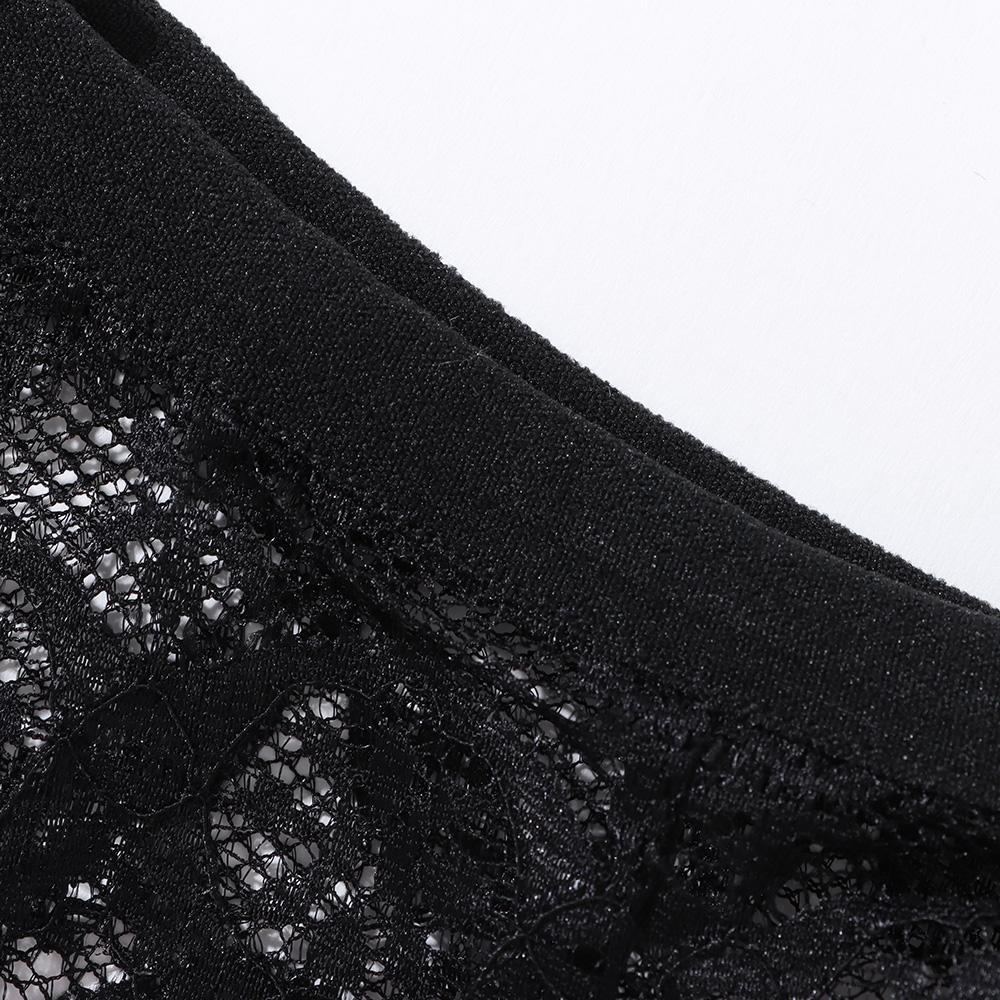 Lingerie Sexy Underpants Lace Flowers Hollow Bow Panties Women's Underwear G String Thong