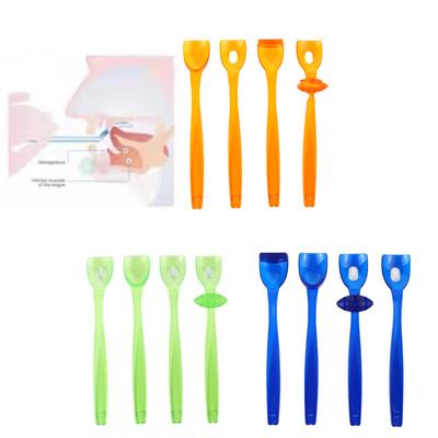 4Pcs Oral Muscle Training Tool Tongue Muscle Trainer Portable Oral Lips Muscle Exerciser Recovery Tool For Dysarthria