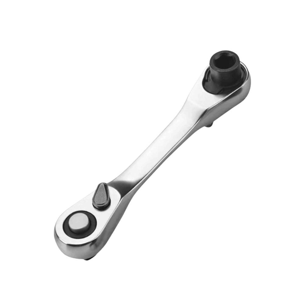 Cheie cu clichet mini cu design offset Mecanism reversibil Cheie dinamometrică hexagonală Reparații manuale